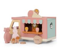 Camion de glaces en bois