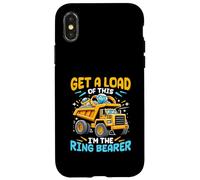 Camion de Mariage Amusant Get A Load of This Im The Ring Bearer Coque pour iPhone X/XS