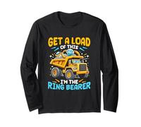 Camion de Mariage Amusant Get A Load of This Im The Ring Bearer Manche Longue