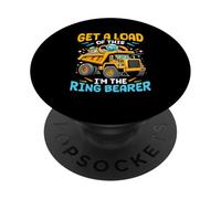 Camion de Mariage Amusant Get A Load of This Im The Ring Bearer PopSockets PopGrip Adhésif