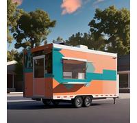 Camion de nourriture mobile, chariot de nourriture toutes saisons, pour parcs, plages et centre-ville, équipement de cuisine professionnel à vendre