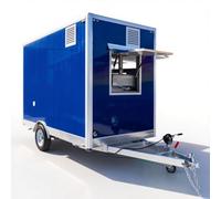 Camion de nourriture mobile pour un usage professionnel | Remorque de concession personnalisée avec équipement de cuisine | Chariot de café, hot-dog, crème glacée à vendre (3 m, 4 m, 4 m)