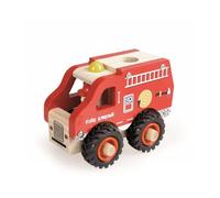 Camion De Pompier En Bois