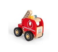Camion de pompier en bois