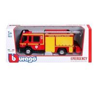 Camion de Pompiers Bburago Renault Premium 1:55 Rouge G