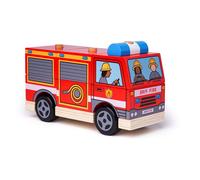 Jeu d'empilage en bois Camion de pompiers