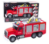 Camion de pompiers - LEANTOYS - 1:14 - Rouge - Sons - Plastique