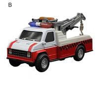 Camion De Sauvetage De La Police De La Circulation Pour Enfants, Simulation De Voiture, Simula, 1/28