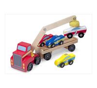 Camion de transport bois grue magnétique