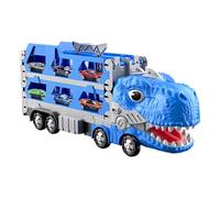 Camion de Transport de Dinosaure | Camion de Transport de Dinosaure | Transport de Camion de Dinosaure avec Lampe coulissante Pliable, Jouet pour transporteurs de Dinosaures pour, ca