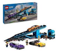 Camion de Transport de Voitures de Sport LEGO City 60408 - Jeu Créatif pour Enfants