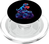 Camion d'équitation Dinosaure T Rex pour la Saint-Valentin PopSockets PopGrip pour MagSafe