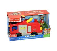 Camion des pompiers interactif - Mattel - Little People - Rouge - Jouet interactif - Mixte