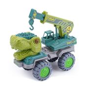 Camion Dinosaure Interactif, Jouets Éducatifs, Jeux De Plein Air, Véhicule À Friction, Mélangeur/Benne/Grue/Pelle Qx2d