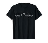 Camion Driver Heartbeat Pulse Highway Road Life Art T-Shirt Graphique avec Valeur