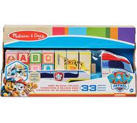Melissa & Doug Camion à blocs ABC La Pat' Patrouille en bois 33 pièces