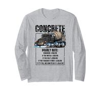 Camion en Ciment Amusant à taux horaire en Ciment Vieilli Manche Longue