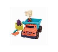 Btoys - Camion et accessoires pour le sable - 10 jouets: camion-benne, pelle et godet - 18 mois+