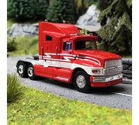 Camion, Ford Aeromax, Rouge Vif & Blanc - Brekina 85901 - HO 1/87