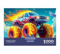 Camion géant enflammé Puzzle Adulte 1000 Défis (Niveau Avancé) De Qualité Supérieure : Le Challenge Éducatif Ultime - Cadeaux pour Adultes Et +14 Ans 52x38cm/1000pcs
