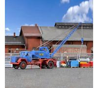 Camion grue Magirus maquette à monter -HO-1/87-KIBRI 11290