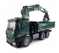 Camion grue télécommandé Mercedes-Benz Arocs - AMEWI 22568 - Vert - Jouet télécommandé