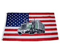 Camion Home Comforts Usa Drapeau Maison 90X150Cm Résistant Aux Intempéries Drapeau De Cour Résistant Bannières De Pour Porte Intérieure Jardin