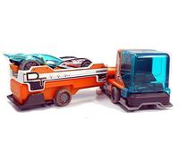 Camion Hot Wheels Districk Transport Super Rigs Avec Voiture Échelle 1:64