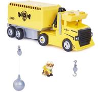 PAW Patrol , Camion 2-en-1 transformable X-Treme Truck de Ruben avec excavatrice, grue, sons et lumières, figurines, jouets pour enfant à partir de 3 ans