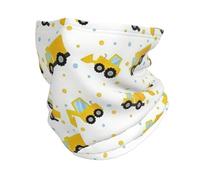 Camion Jaune Cache-Cou Douce Gaiter Élastique Écharpe Tube pour Course À Pied Adulte Randonnée 30X26Cm