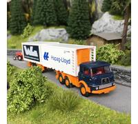 Camion KRUPP Semi remorque double chargement-HO 1/87-Wiking 52201