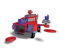 Camion lanceur de disques Optimus Prime Transformers Majorette 28cm Multicolore E