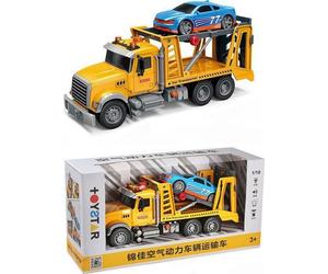 Camion Leantoys - 20485 - dépanneuse assistance routière Auto 2 en 1 lumières réglables sons