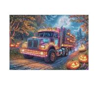 Camion Lourd autoroute 300 Pièces Puzzle Expert Confirmé en Carton Anti-Déchirure Très Difficile Haute Difficulté Motif Complexe Idée Cadeau Anniversaire Premium 300 PCS