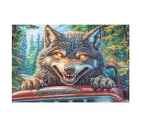 Camion Lourd dans Un Paysage Enneigé 1000 Pieces Casse-tête pour Ado en Carton Épais Rigide Facile Débutant Jeu De Société Soirée Entre Amis Cadeau Anniversaire Premium 1000 PCS