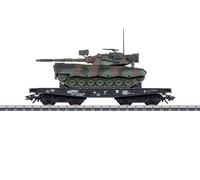 Camion lourd Märklin H0 48877 "chargé de char Leopard 1A1" - NEUF + emballage...