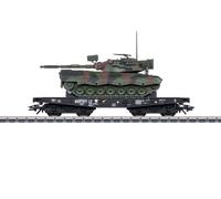 Camion lourd Märklin H0 48878 "chargé de char Leopard 1A1" - NEUF + emballage...