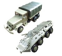 Camion M35 2 Pièces/Ensemble 1/72 Btr-80, Porte-Cavalier, Modèle D'Assemblage, Bricolage, Artisanat, Jouet Pour Enfants
