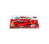 Camion Mack 33 cm avec rampe - Vehicule Transporteur 12 voitures (non incluses) - Cars Disney - Set Jouet Enfant et carte