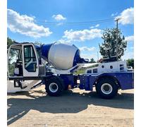 Camion malaxeur à chargement automatique 4x4 pour les opérations de terrain | Machine à béton à chargement automatique pour routes, ponts et bâtiments, mélange efficace et productivité fiable du site