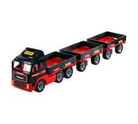 Camion Mammouth Cavallino avec remorque double, échelle 1:16