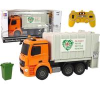 Camion Mercedes - 12898 - Camion télécommandé -Benz Antos Poubelle Orange Trash