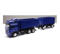 Camion Miniature - NEW RAY - 15043 - Double Benne - 1/43e - 42 cm - Fonctionnel