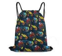 Camion Mon-Ster Abstrait Sac À Dos Cordon Sac De Natation Plage Sacs De Sports pour Téléphone Toilette École 36X42Cm