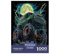 Camion Monstre géant Puzzle 1000 Pièces Educa Jouet en Bois Cadeau Unique De l'art De La Décoration intéressant Jeu Éduchatif Challenge Toy Adultes & Enfants des 14 Ans 38x26cm/1000pcs