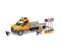 Bruder Mb Sprinter Works Module With Accessories L+s 02677 Argenté