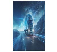 Camion Pattern Puzzles Adulte 1000 Pieces Cadeau Famille Puzzle Classique 3D EnfantsJouet en Bois Cadeau Unique （78×53cm）