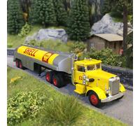 Camion Peterbilt 281 semi-remorque citerne, Shell, 1955 - BREKINA 85762 - HO 1/8