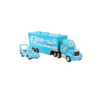 Camion Pixar Mack-A05 avec 1 petit véhicule , 1:55 moulé ,21*6.5*4.5cm -Bleu