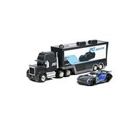 Camion Pixar Mack-A11 avec 1 petit véhicule, 1:55 moulé ,21*6.5*4.5cm - Noir